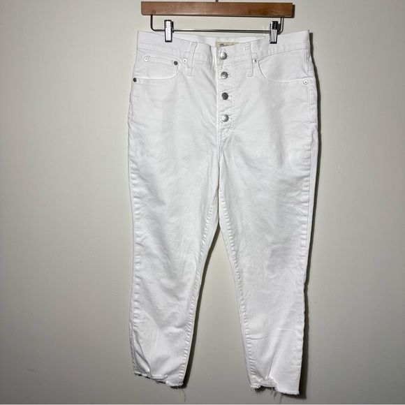 Madewell White High Rise Jeans - Picture 5 of 16